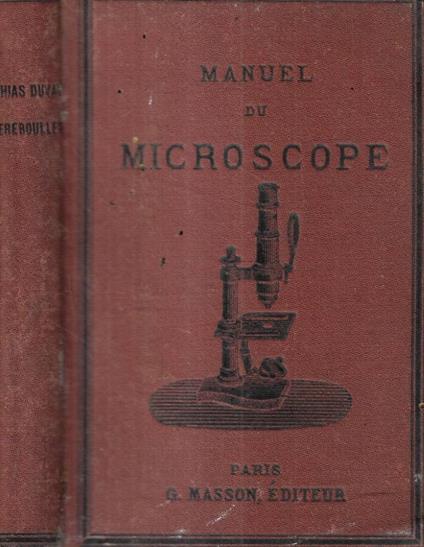 Manuel de microscope - copertina