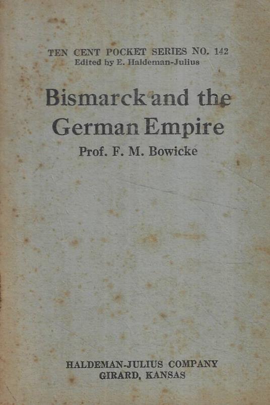 Bismarck and the German Empire - copertina