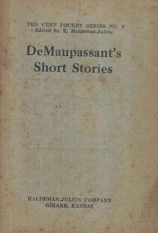 De Maupassant's Short Stories - copertina