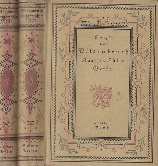 Ausgewahlte Werke vol. 3-4 - copertina