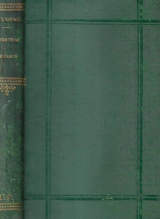La Comtesse de Chalis ou les moeurs du jour 1867 - copertina