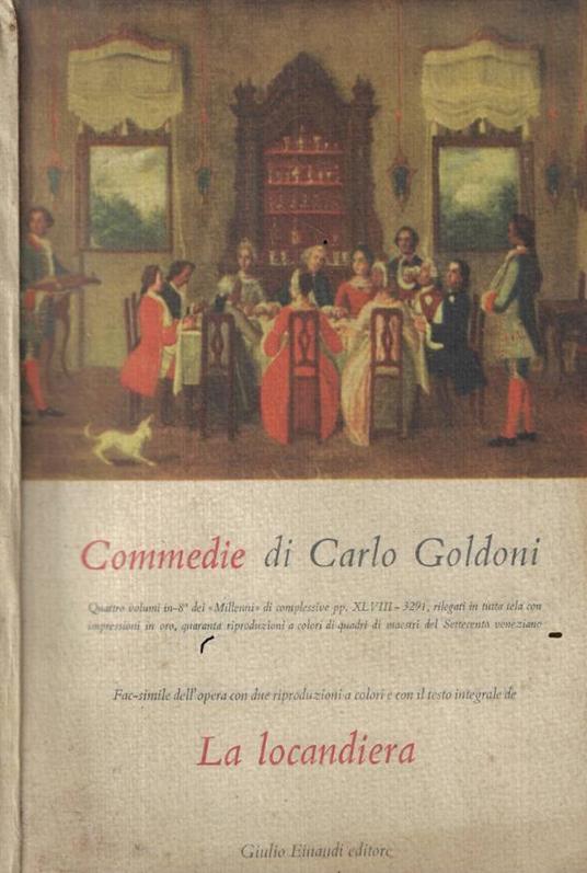Commedie - Carlo Goldoni - copertina