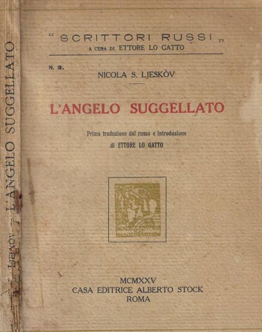 L'angelo suggellato - copertina