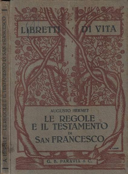 Le regole e il testamento - copertina