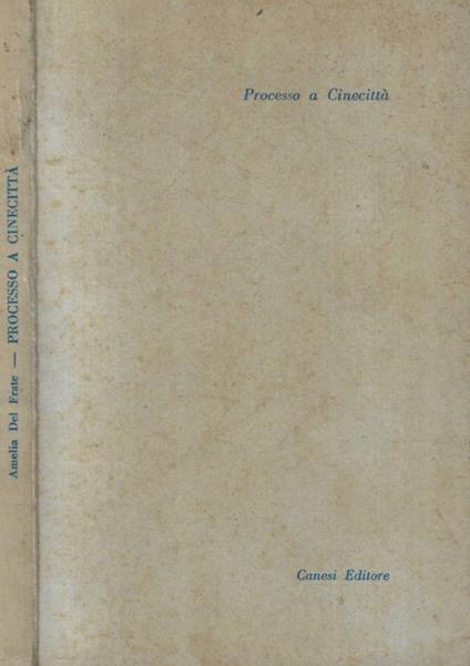 Processo a Cinecittà - copertina