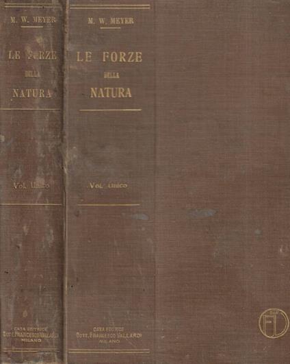 Le forze della natura - copertina