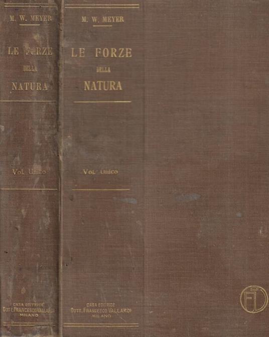 Le forze della natura - copertina