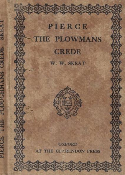 Pierce the ploughmans crede - copertina