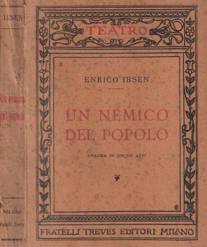 Un nemico del popolo - copertina