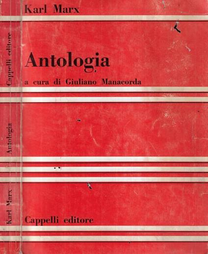 Antologia - Karl Marx - copertina