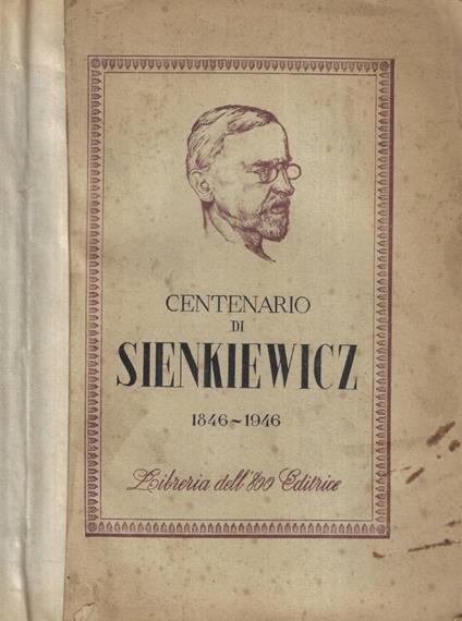 Nel centenario di Enrico Sienkiewicz - copertina