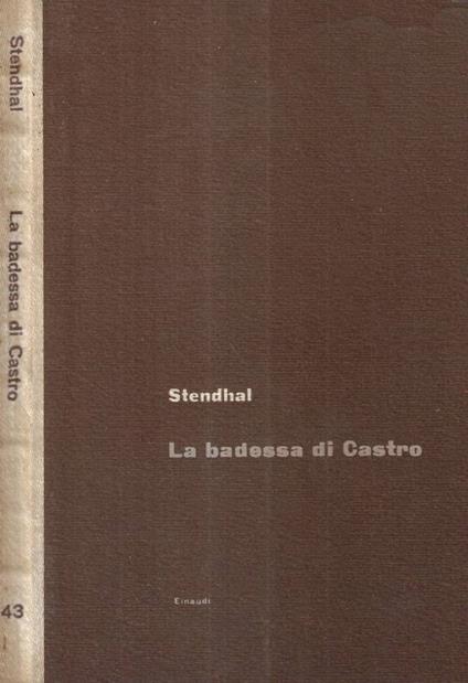 La badessa di Castro - copertina