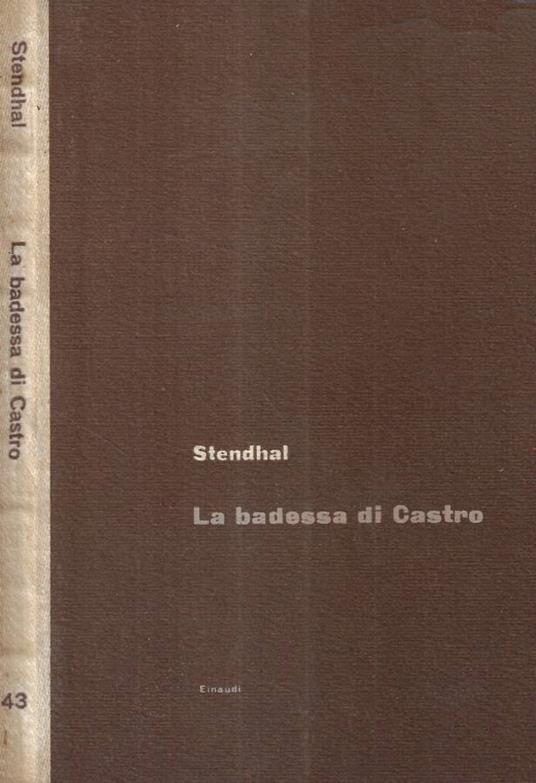 La badessa di Castro - copertina