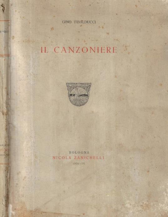 Il Canzoniere - copertina