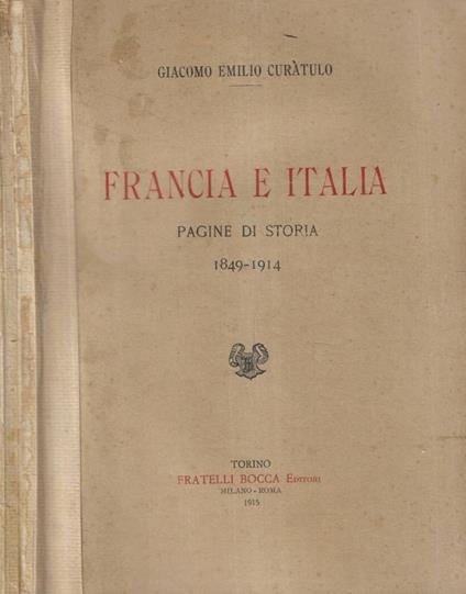 Francia e Italia - copertina