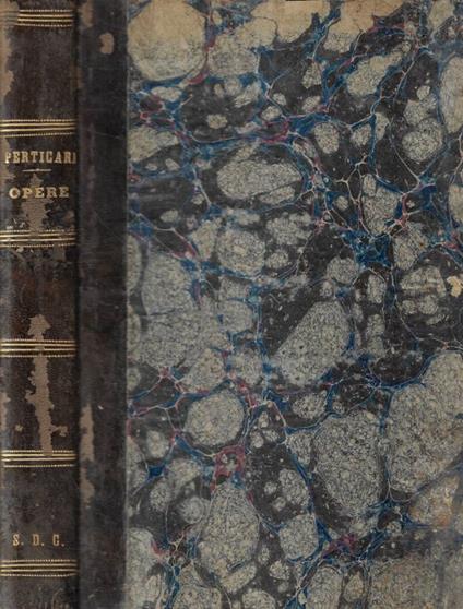 Opere - Giulio Perticari - copertina