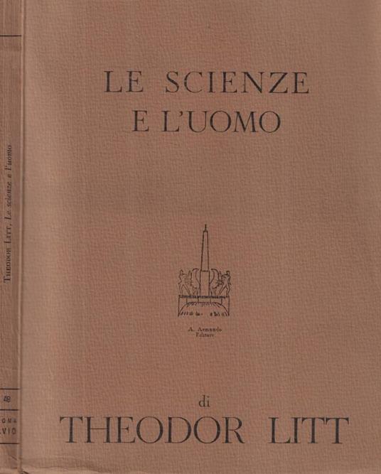 Le scienze e l'uomo - copertina