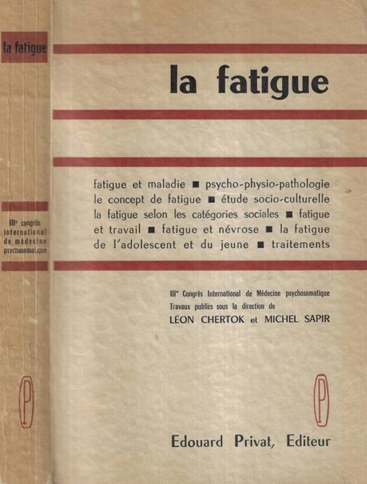 La fatigue - copertina