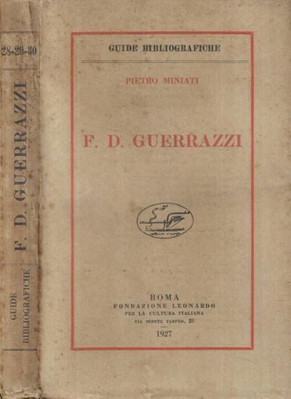F.D. Guerrazzi - copertina