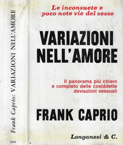 Variazioni nell'amore - copertina