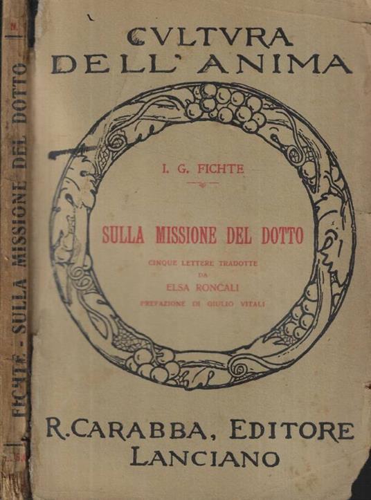 Sulla missione del dotto - copertina