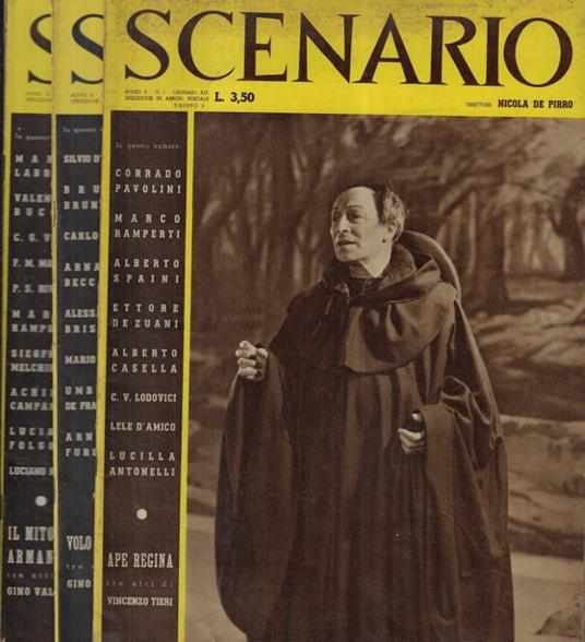 Scenario n. 1-2-4 Anno 1941 - copertina