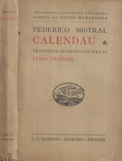 Calendau - copertina