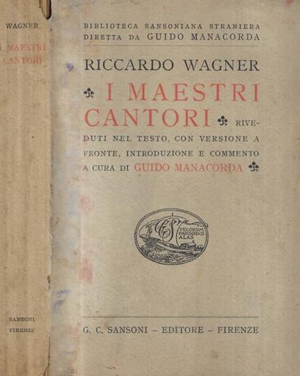 I maestri cantori - copertina