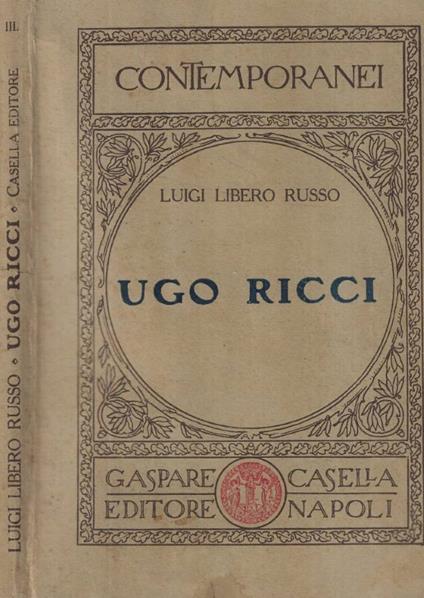 Ugo Ricci - copertina