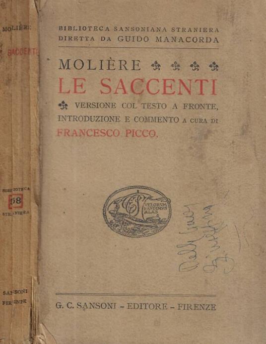 Le saccenti - copertina