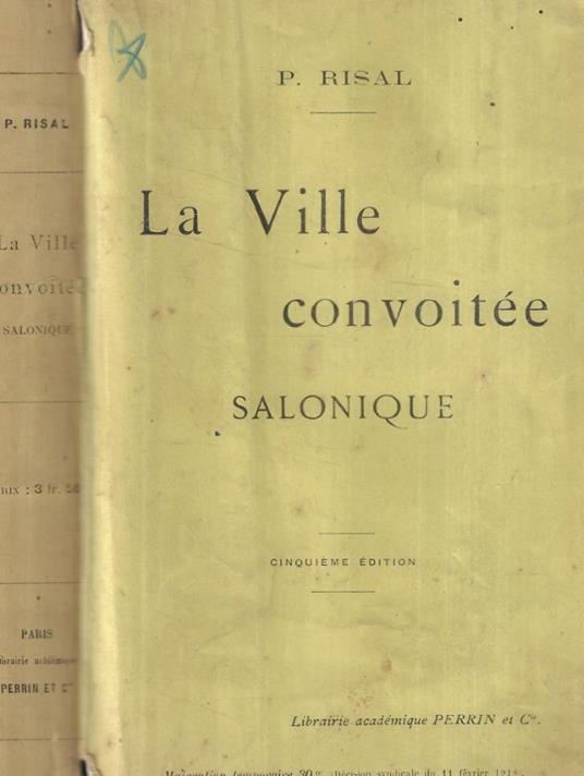 La ville convoitée salonique - copertina