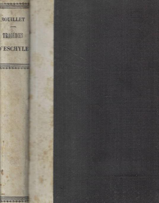 Les tragédies d'Eschyle - copertina