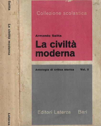 La civiltà moderna - Armando Saitta - copertina