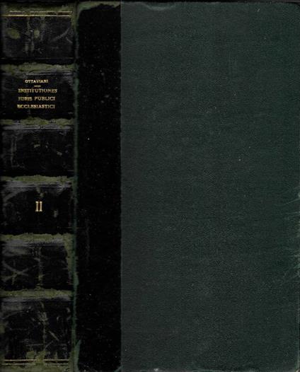 Institutiones Iuris publici ecclesiastici. Vol. II. Ius publ - copertina