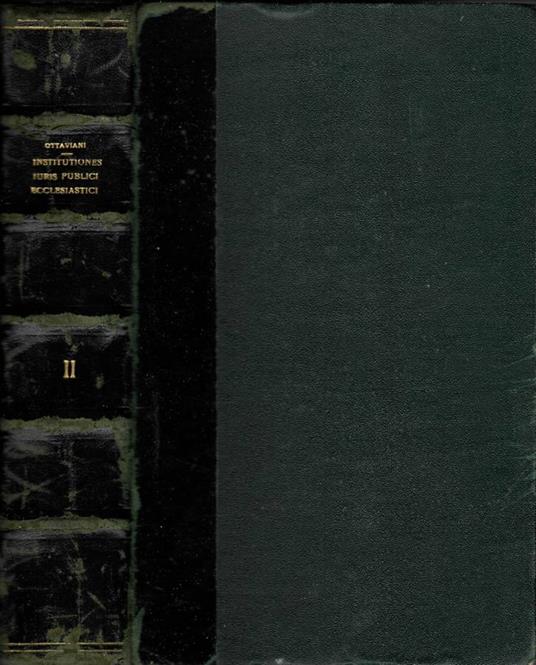 Institutiones Iuris publici ecclesiastici. Vol. II. Ius publ - copertina