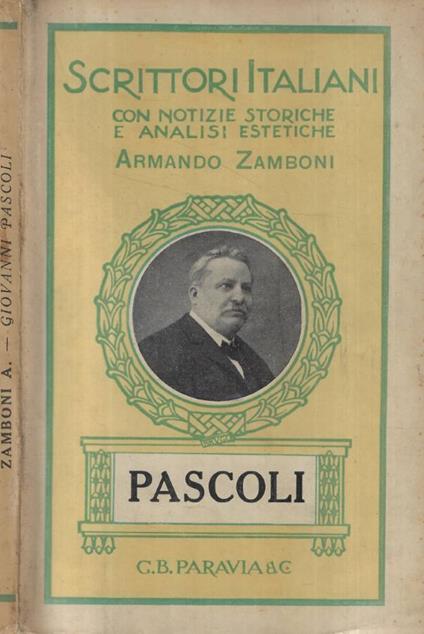 Giovanni Pascoli - copertina