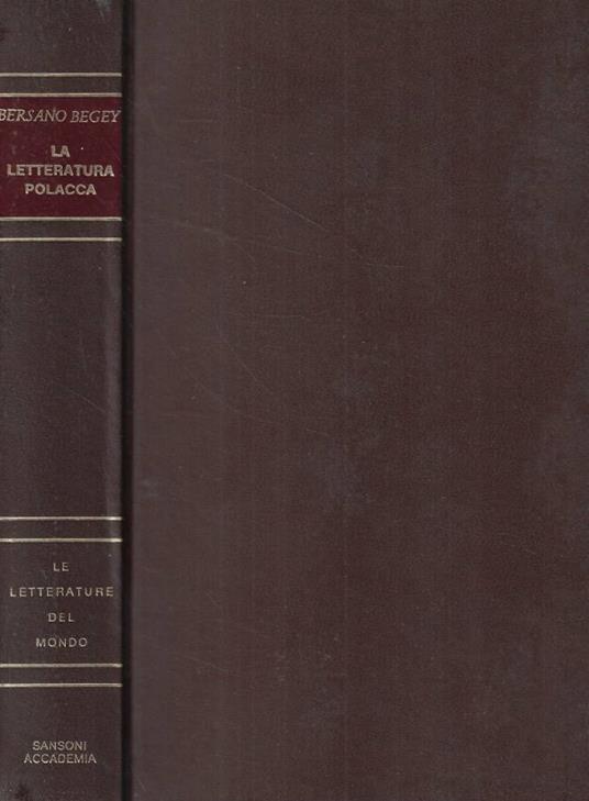 La letteratura polacca - copertina
