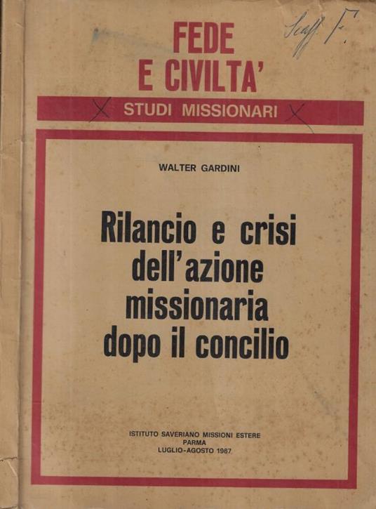 Fede e civiltà n. 7-8 Anno 1967- Rilancio e crisi dell'azion - copertina