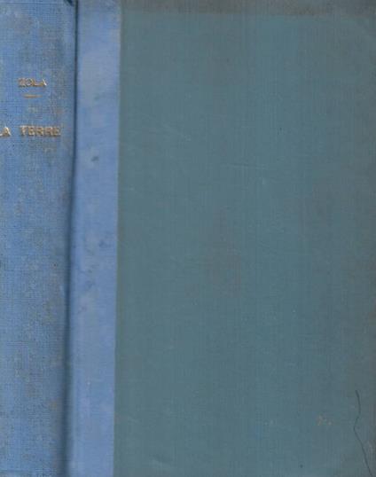 La terre - Émile Zola - copertina