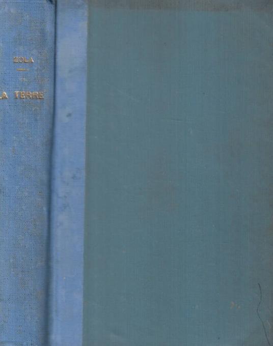 La terre - Émile Zola - copertina