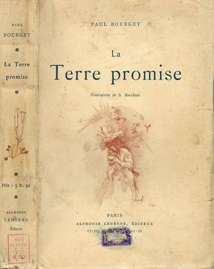 La Terre Promise - Paul Bourget - copertina