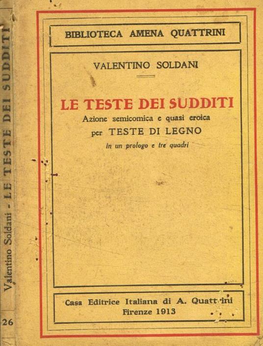 Le teste dei sudditi - copertina