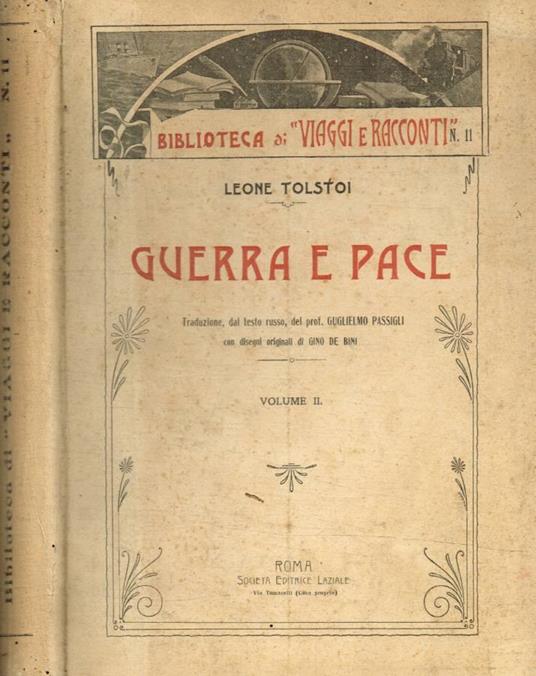 Guerra e pace vol.II - copertina