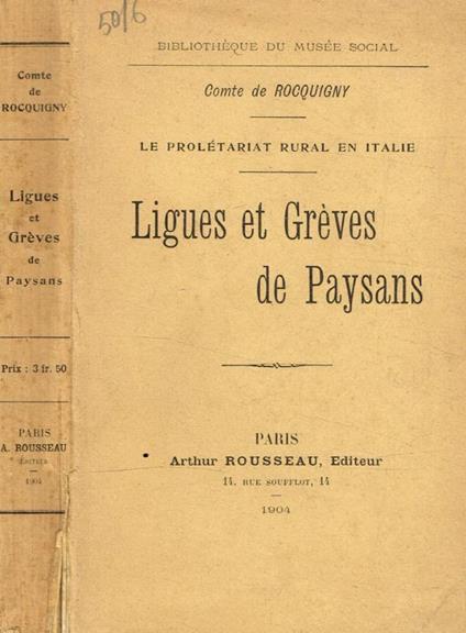 Lingues et grèves de Paysans - copertina