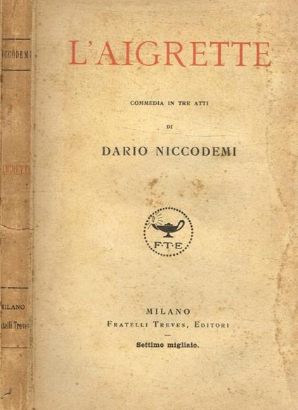 L'Aigrette - Dario Niccodemi - copertina