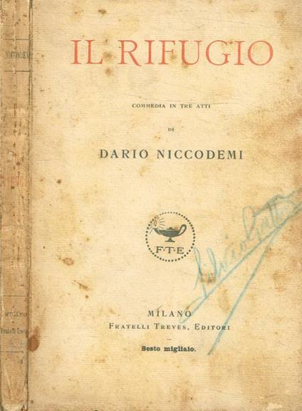 Il rifugio - Dario Niccodemi - copertina