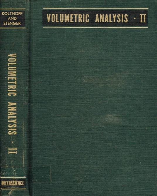 Volumetric analysis vol.II - copertina