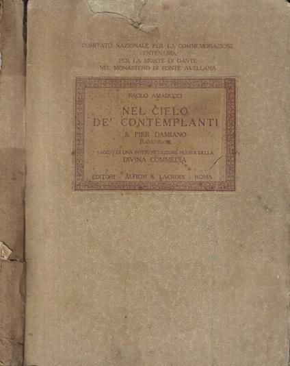 Nel cielo de' contemplanti - copertina