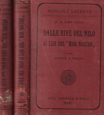 Dalle rive del Nilo ai lidi del Mar Nostro - copertina