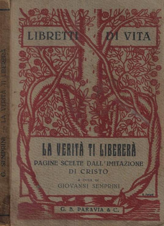 La verità ti libererà - copertina